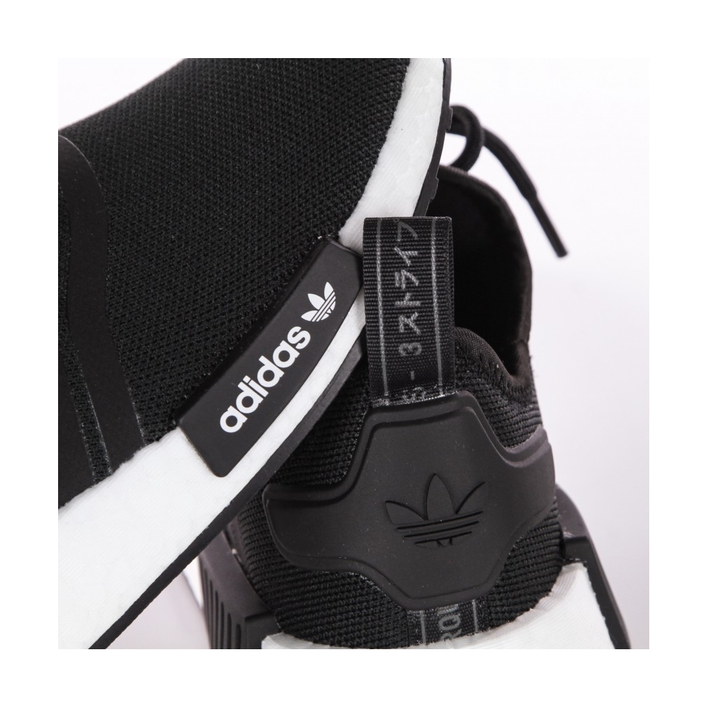 Nmd black blue strap cheap