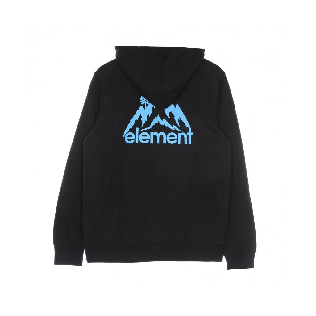 felpa cappuccio zip uomo goletta zip hoodie FLINT BLACK