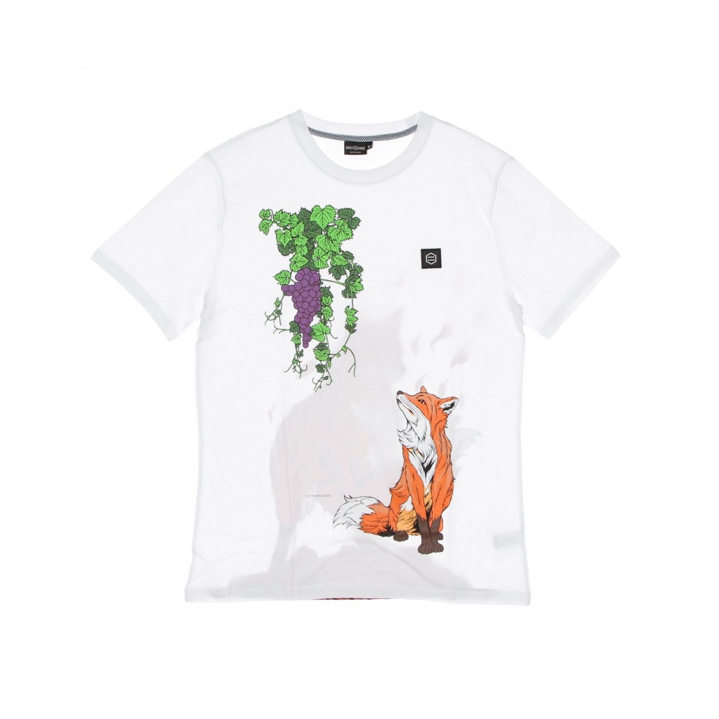 maglietta uomo volpe oversize tee WHITE