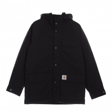 giaccone lungo uomo morden jacket BLACK/BLACK