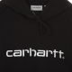 felpa cappuccio uomo hooded sweat BLACK/WHITE