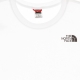 maglietta corta donna cropped simple dome tee WHITE