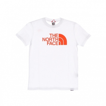 maglietta bambino easy tee WHITE/RED ORANGE