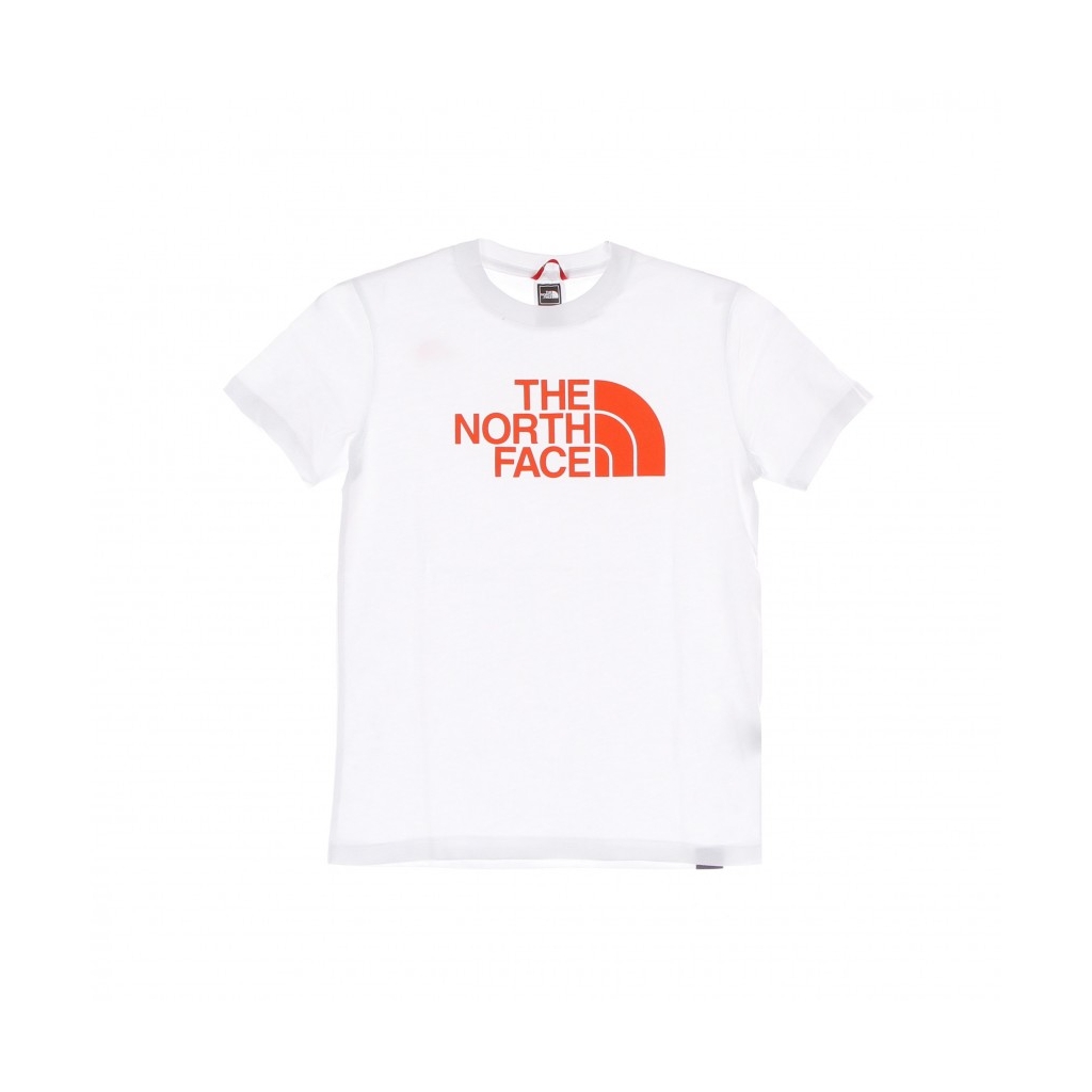maglietta bambino easy tee WHITE/RED ORANGE