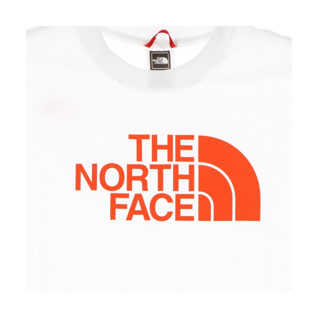 maglietta bambino easy tee WHITE/RED ORANGE