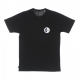 maglietta uomo off the wall slanted tee BLACK
