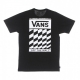 maglietta uomo off the wall slanted tee BLACK