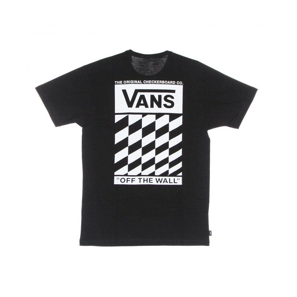 maglietta uomo off the wall slanted tee BLACK