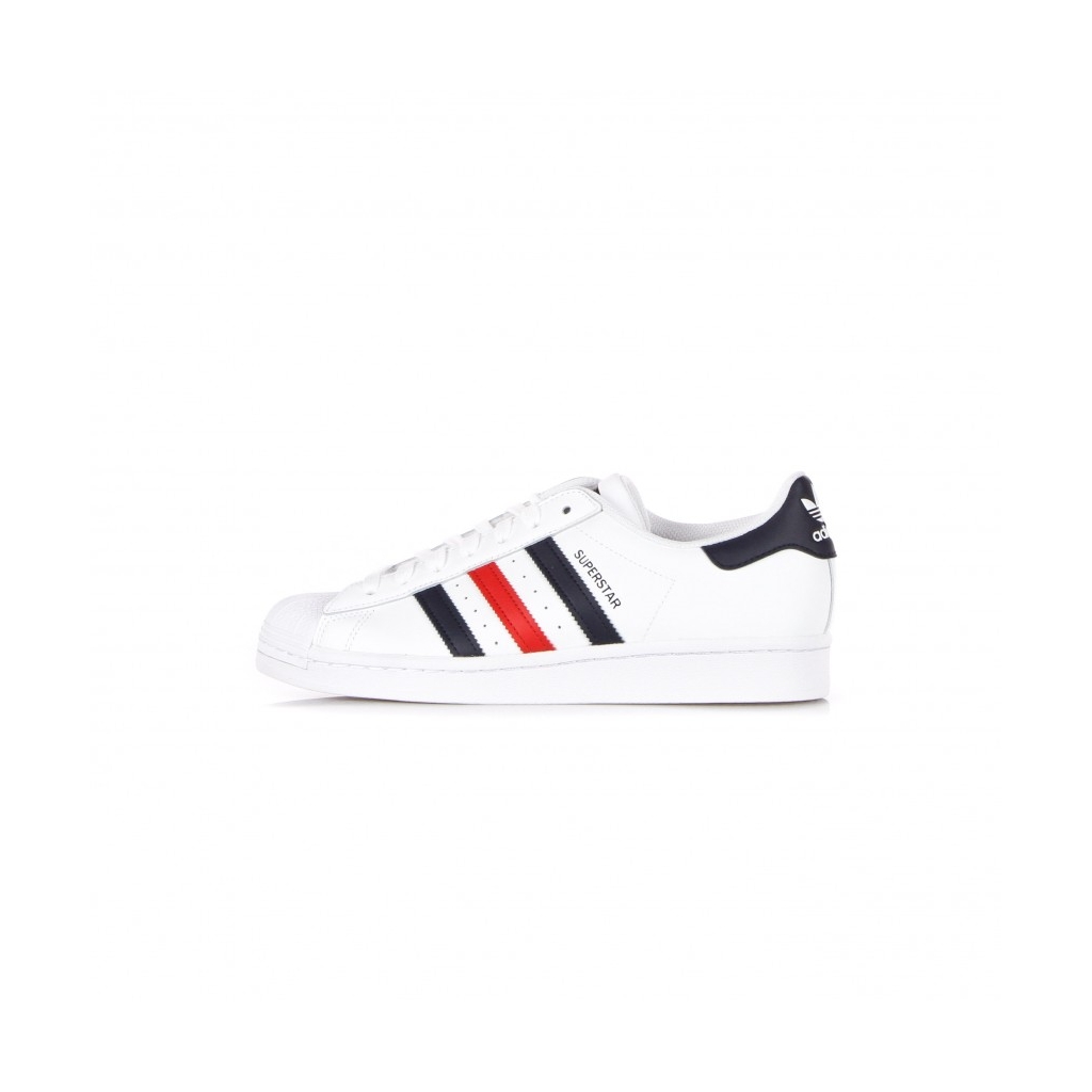 scarpa bassa uomo superstar CLOUD WHITE/SCARLET/CLOUD WHITE