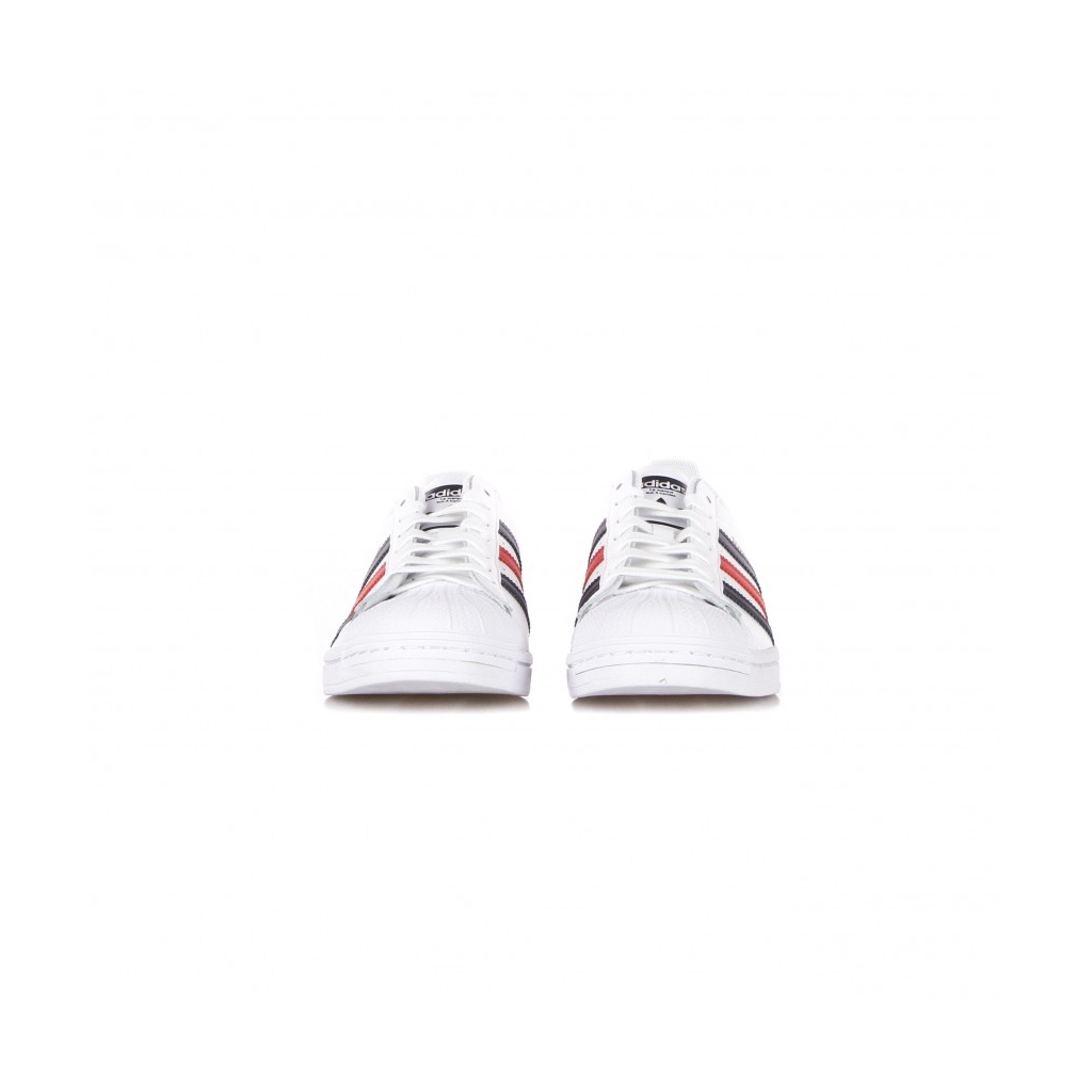 scarpa bassa uomo superstar CLOUD WHITE/SCARLET/CLOUD WHITE