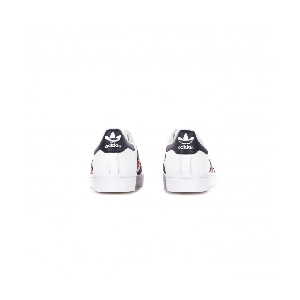 scarpa bassa uomo superstar CLOUD WHITE/SCARLET/CLOUD WHITE