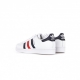 scarpa bassa uomo superstar CLOUD WHITE/SCARLET/CLOUD WHITE