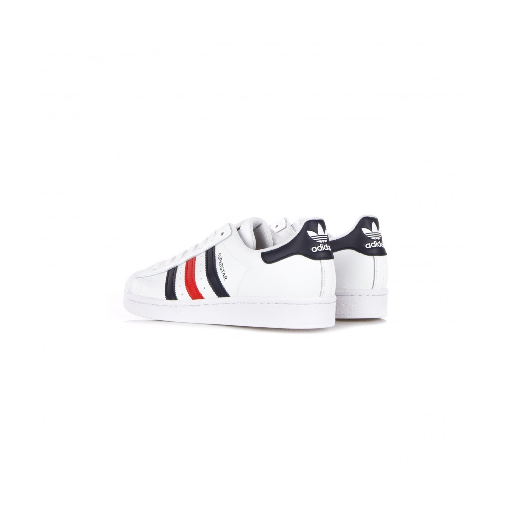 scarpa bassa uomo superstar CLOUD WHITE/SCARLET/CLOUD WHITE