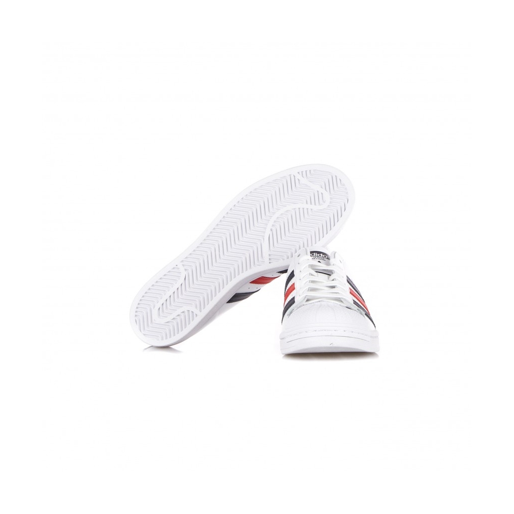 scarpa bassa uomo superstar CLOUD WHITE/SCARLET/CLOUD WHITE