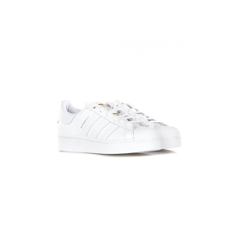 scarpa bassa donna superstar bold w CLOUD WHITE/CLOUD WHITE/GOLD METALLIC