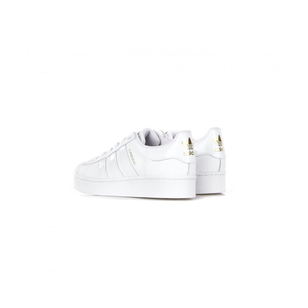 scarpa bassa donna superstar bold w CLOUD WHITE/CLOUD WHITE/GOLD METALLIC