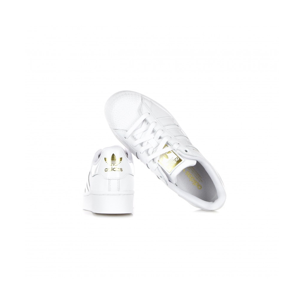 scarpa bassa donna superstar bold w CLOUD WHITE/CLOUD WHITE/GOLD METALLIC