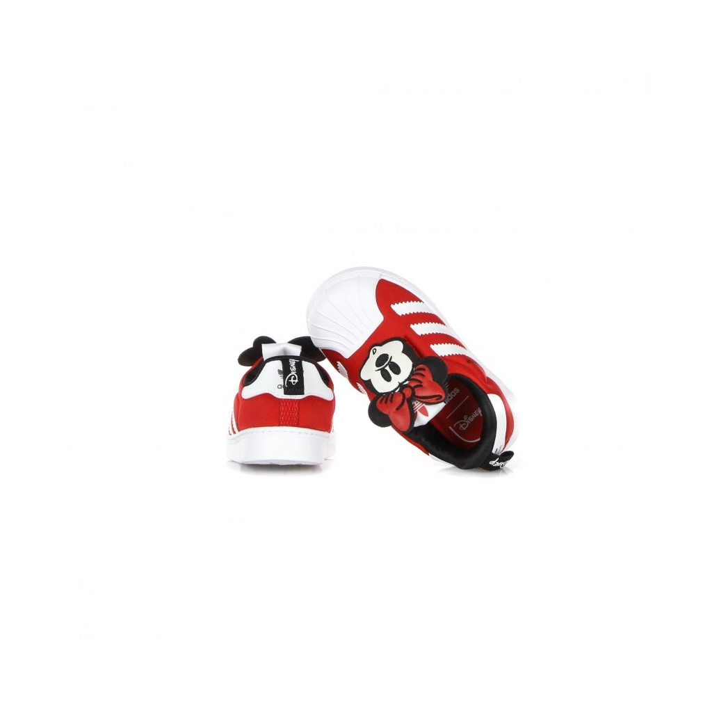 scarpa bassa bambino superstar 360 x disney VIVID RED/CLOUD WHITE/CORE BLACK