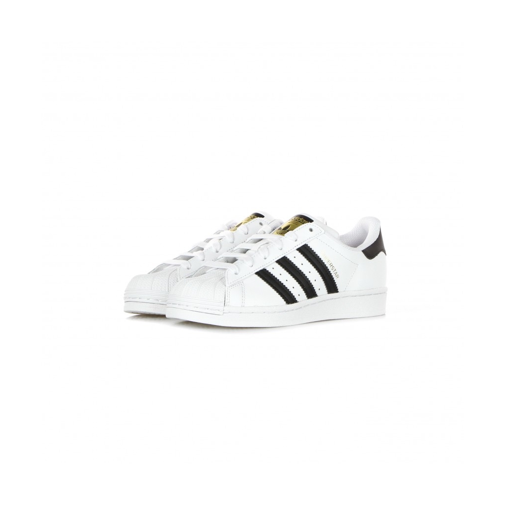 Adidas superstar black and white grade school shop