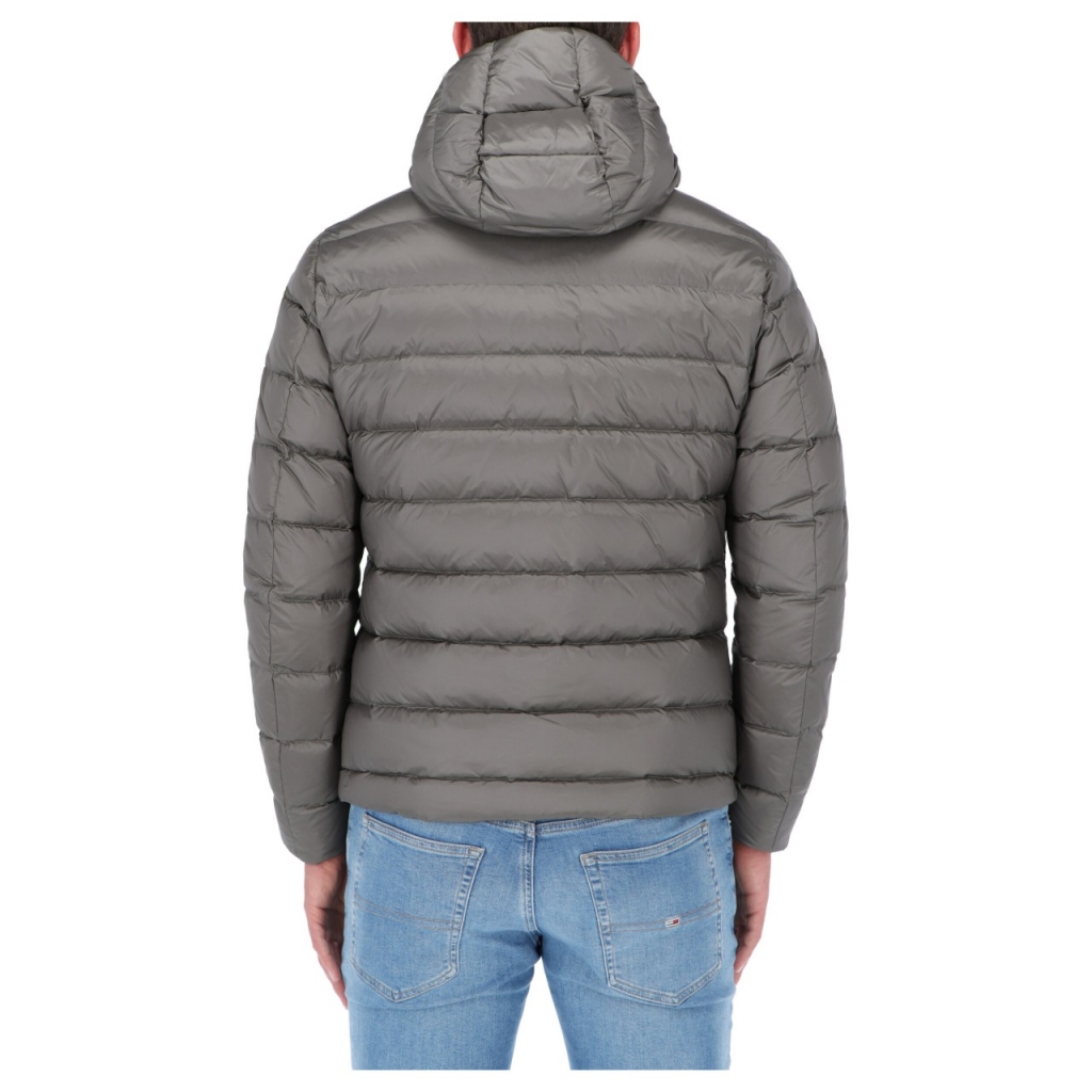 Piumino Blauer Usa Uomo Cappuccio Basic 90/10 Piuma 924NI GRIGIO