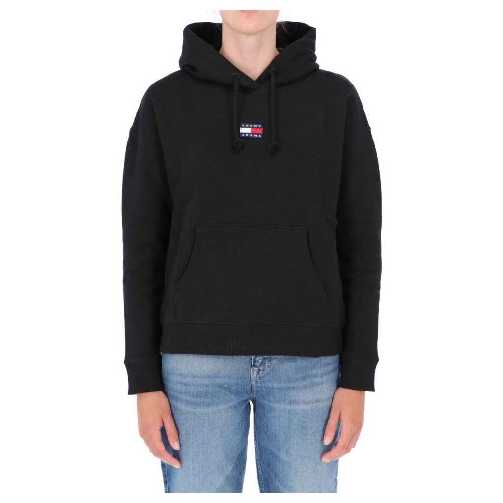 tommy hilfiger center badge hoodie
