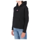 Felpa Tommy Hilfiger Jeans Donna Center Badge Hoodie BDS BLACK