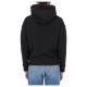 Felpa Tommy Hilfiger Jeans Donna Center Badge Hoodie BDS BLACK