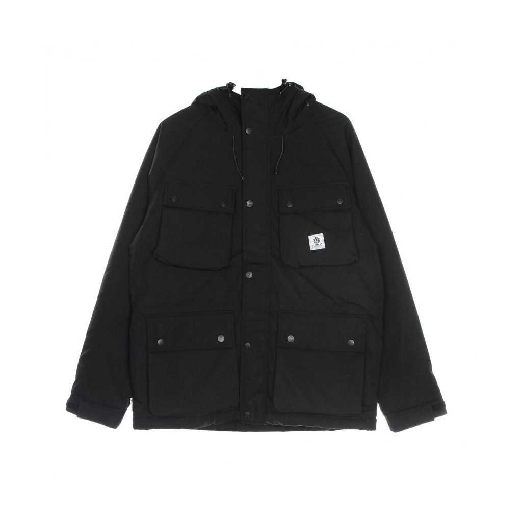 giaccone uomo mountain parka FLINT BLACK