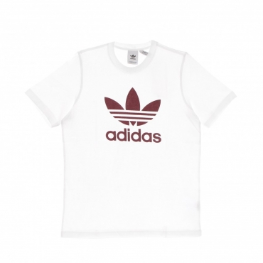 maglietta uomo classic adicolor trefoil tee WHITE/VICTORY CRIMSON