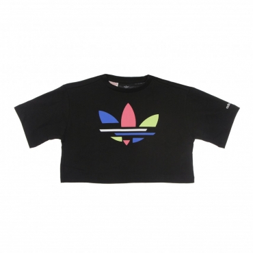 maglietta corta bambino adicolor cropped tee BLACK