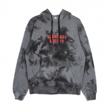 felpa cappuccio uomo dragon hd BLACK