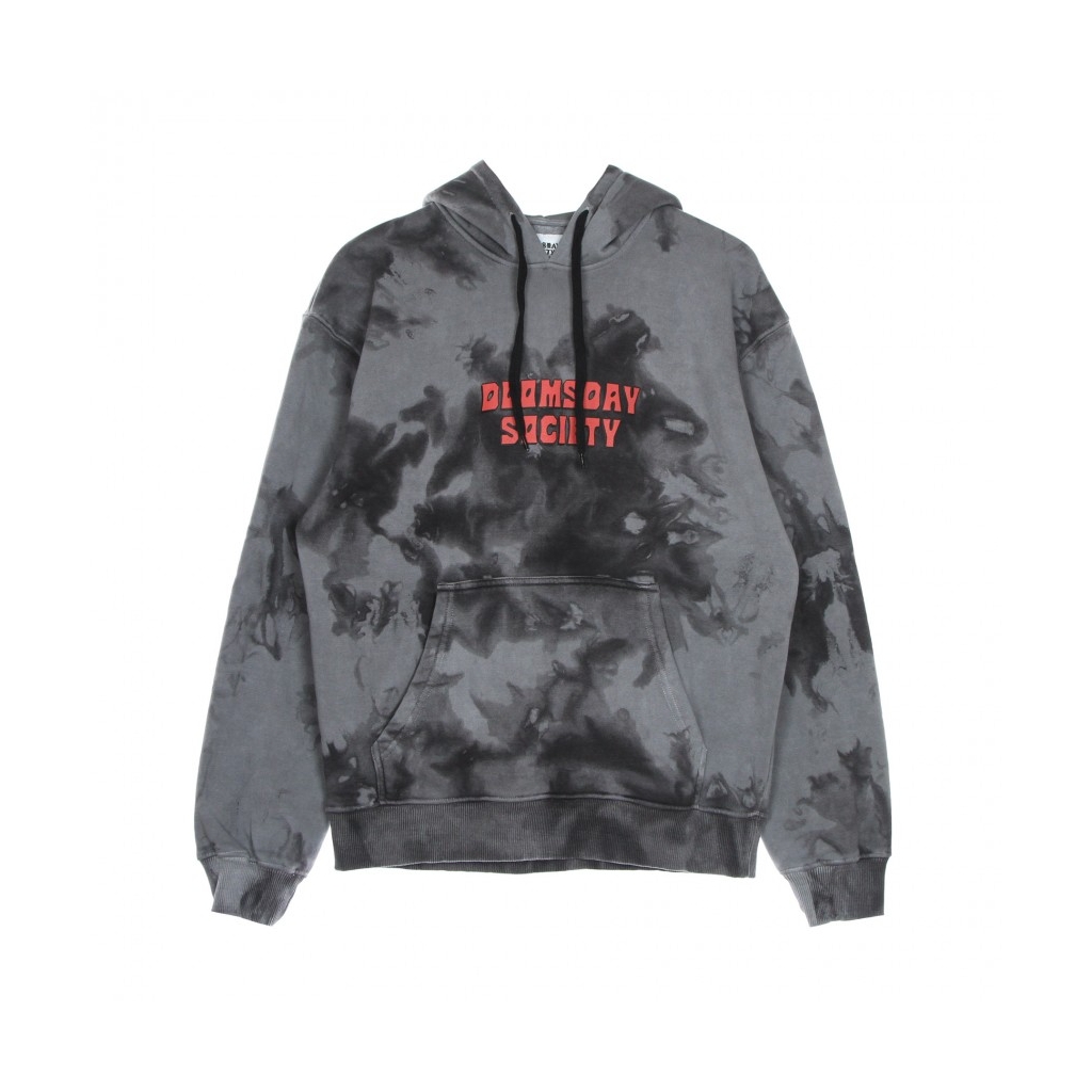 felpa cappuccio uomo dragon hd BLACK