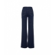 Jeans a palazzo blu scuro