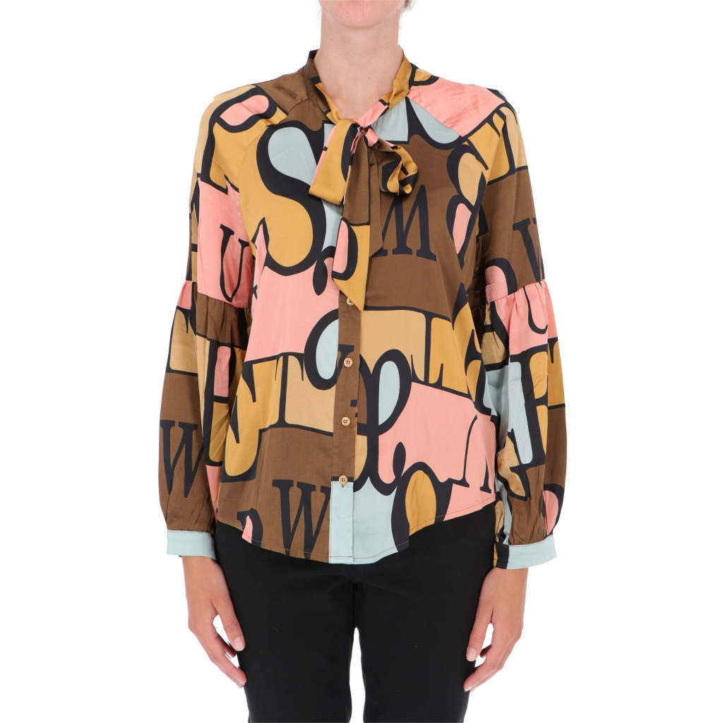 BLUSA WORDS TIMOTHY ANONYME Brown