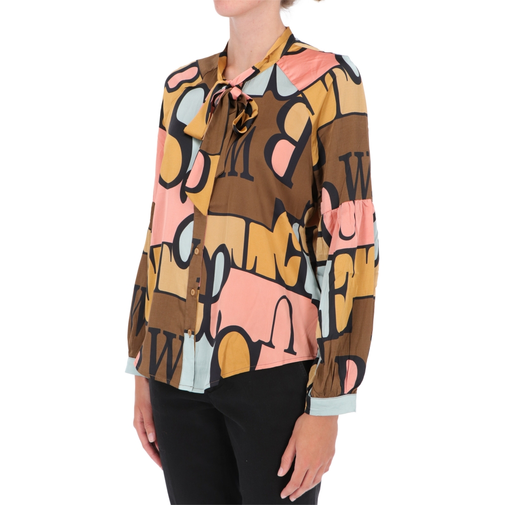 BLUSA WORDS TIMOTHY ANONYME Brown