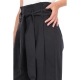 PANT PINA BRUSHED PALAZZO ANONYME Black