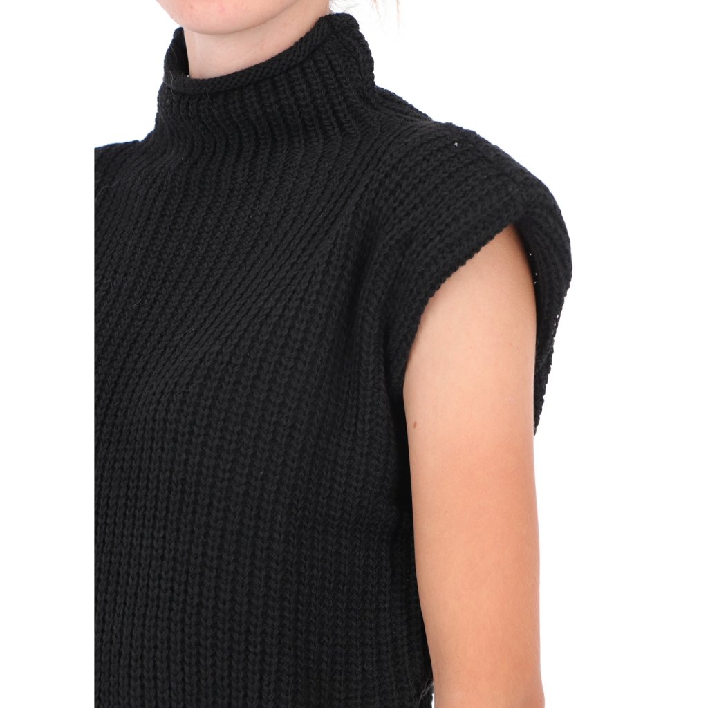 MAGLIA-GILET Black