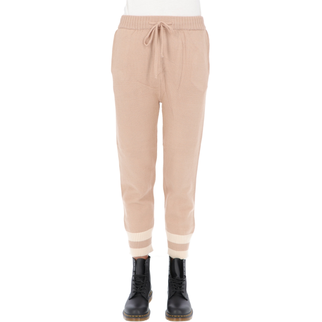 PANT FELPA-MAGLIA JOGGER W SKATIE SIENA