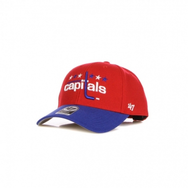 cappellino visiera curva uomo nhl two tone vintage logo mvp wascap RED