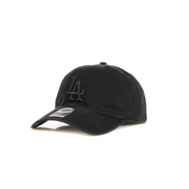 cappellino visiera curva uomo mlb clean up losdod BLACK/BLACK