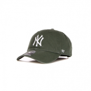 cappellino visiera curva uomo mlb clean up neyyan MOSS GREEN/WHITE