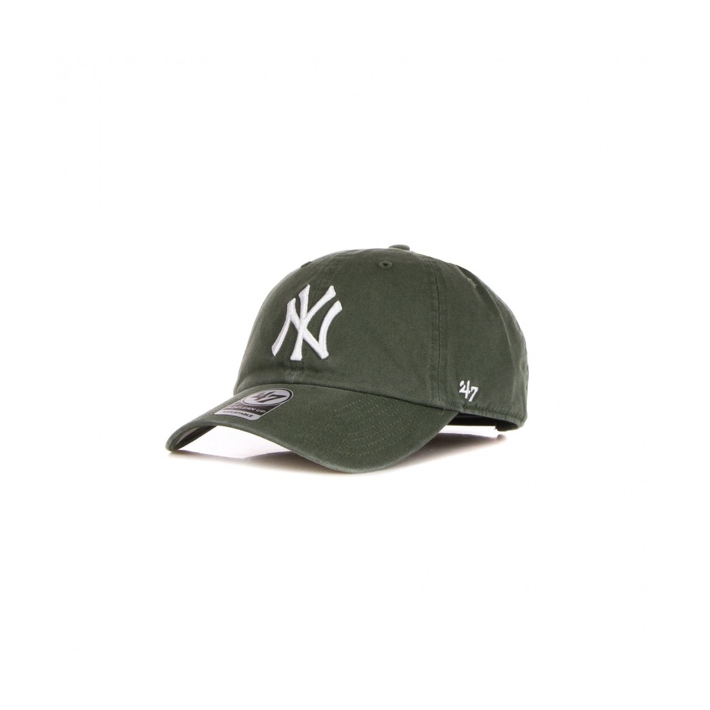 cappellino visiera curva uomo mlb clean up neyyan MOSS GREEN/WHITE