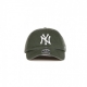 cappellino visiera curva uomo mlb clean up neyyan MOSS GREEN/WHITE