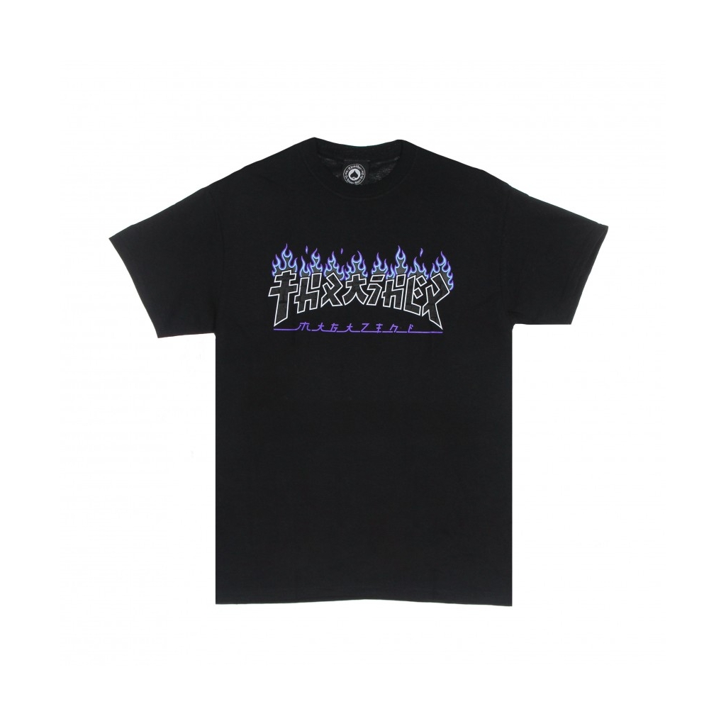 maglietta uomo godzilla charred tee BLACK