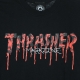 maglietta uomo blood drip tee BLACK