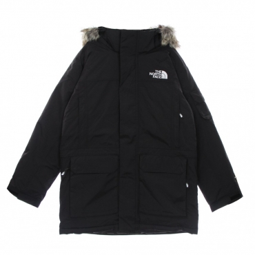 giaccone lungo uomo recycled mcmurdo jacket BLACK