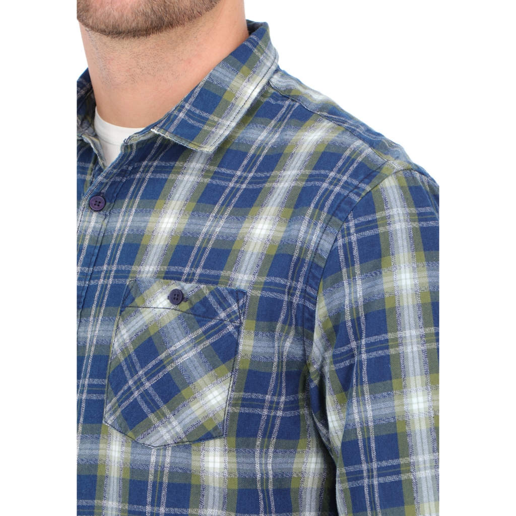 CAMICIA EFFWEAVE CHECK ocher navy