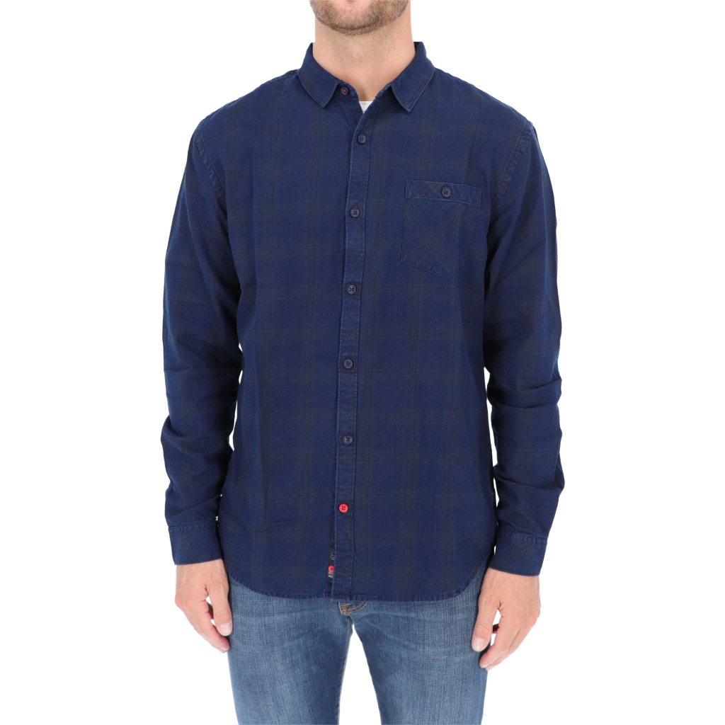 CAMICIA EFFWEAVE CHECK navy red check