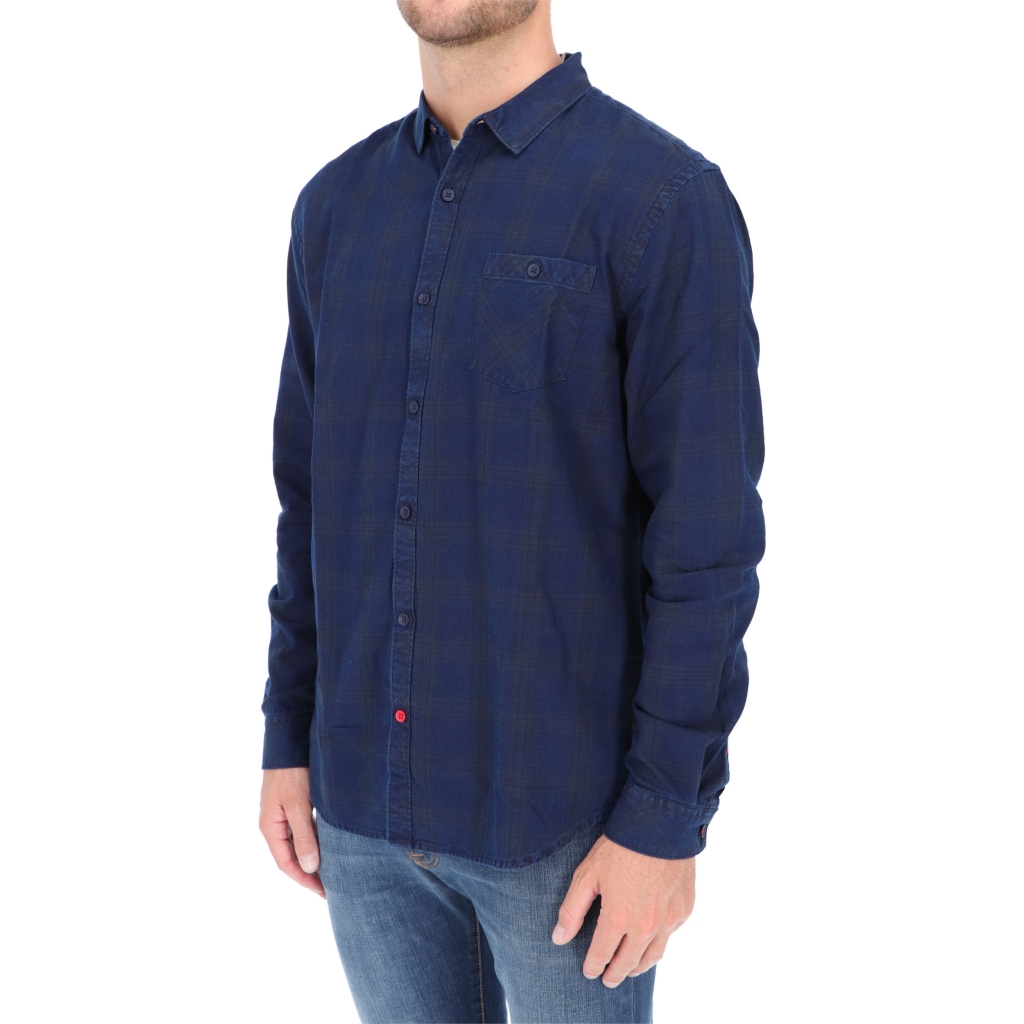 CAMICIA EFFWEAVE CHECK navy red check