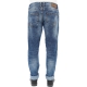 JEANS cross edge wash